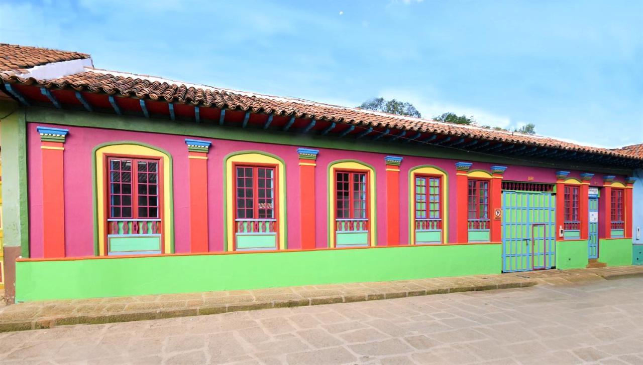 Casona 1865 Hotel Ráquira Buitenkant foto