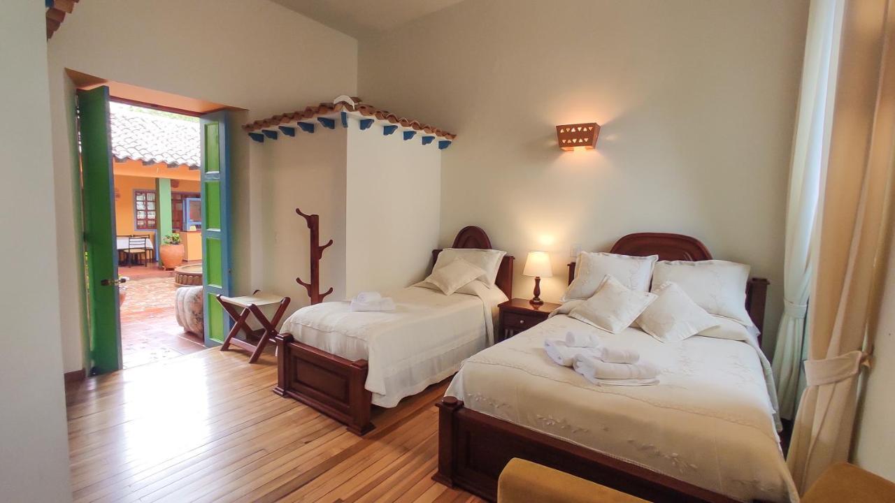 Casona 1865 Hotel Ráquira Buitenkant foto