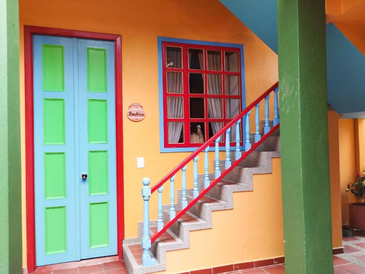 Casona 1865 Hotel Ráquira Buitenkant foto