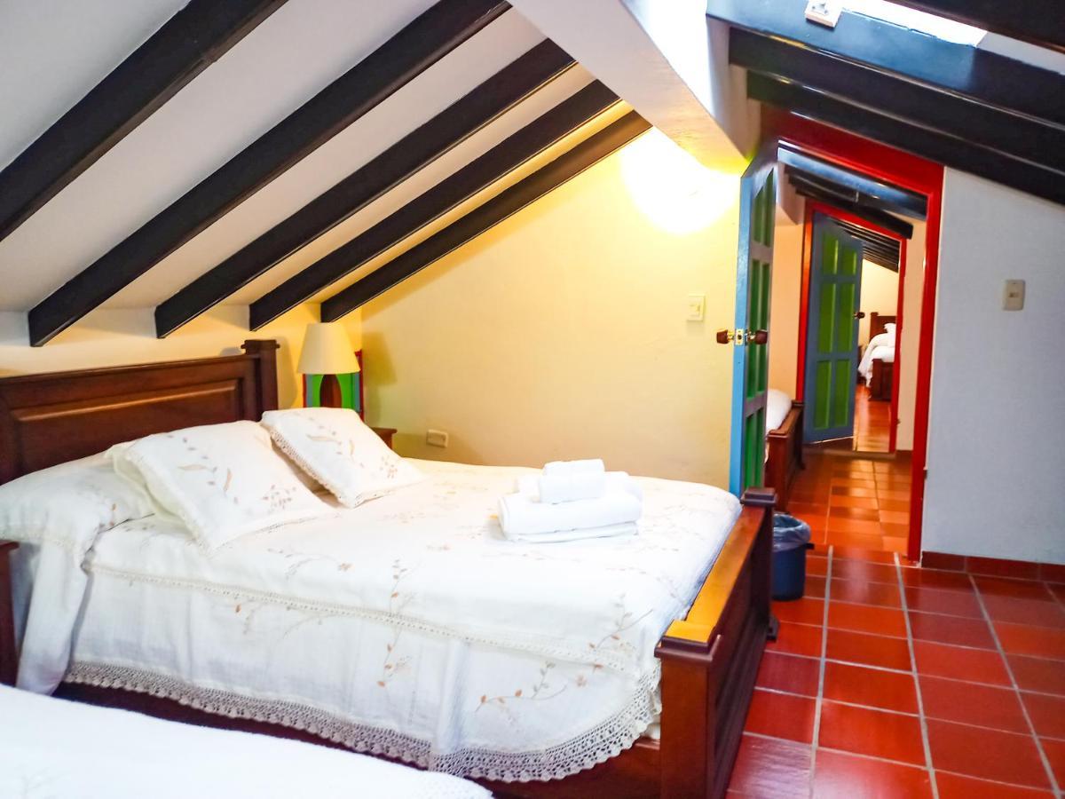 Casona 1865 Hotel Ráquira Buitenkant foto